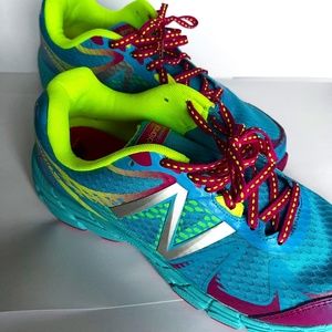 New Balance 880v4 Blue Pink Running Shoes KJ880BLY size 6 adult